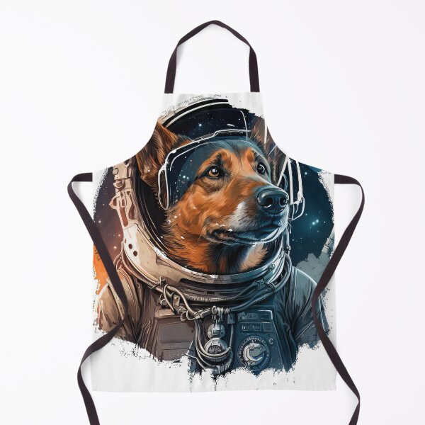 Item preview, Space dog mode on travel in a space suit across planets designed and sold by Tatsme.