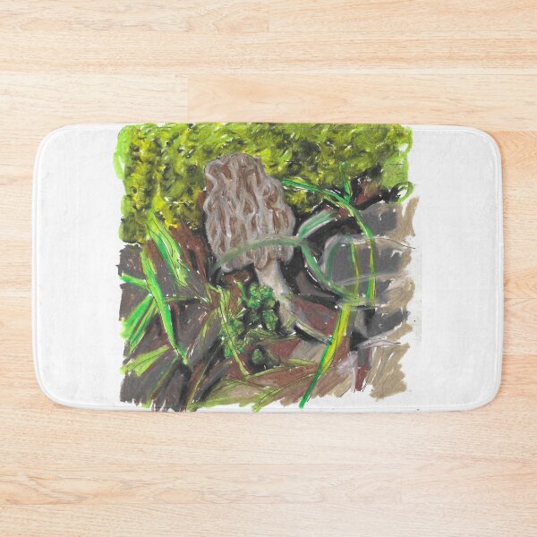 Item preview, Morchella importuna in moss designed and sold by HiddenStash.