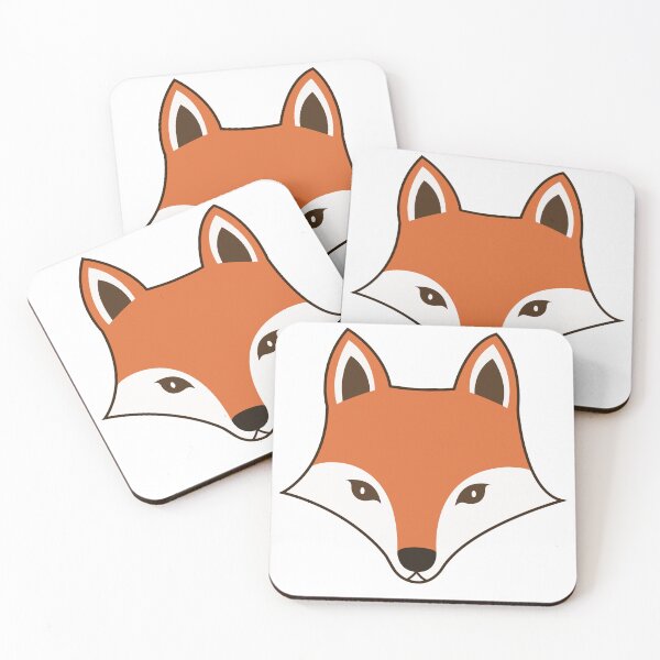 Item preview, Scandinavian Style Cartoon Fox Face designed and sold by NataliePaskell.