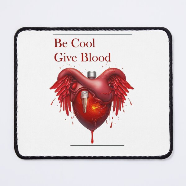 Item preview, Be Cool Give Blood Donate Save Lives Sticker designed and sold by TheCreativeFab.