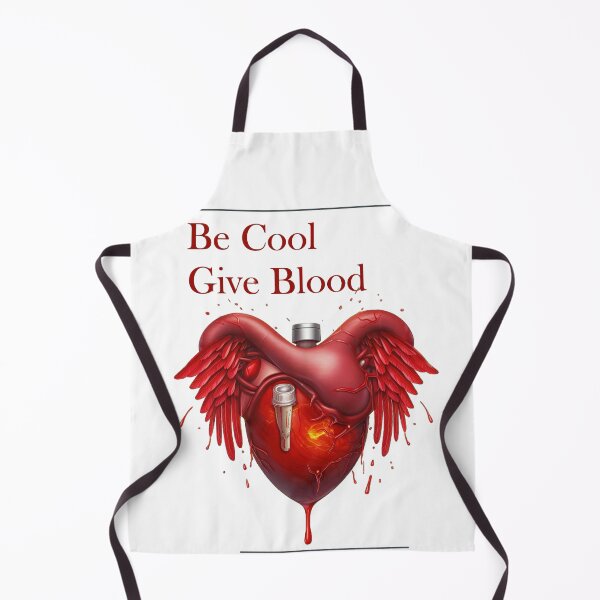 Item preview, Be Cool Give Blood Donate Save Lives Sticker designed and sold by TheCreativeFab.
