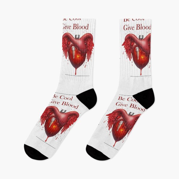 Item preview,  Be Cool Give Blood Donate Save Lives Sticker designed and sold by TheCreativeFab.