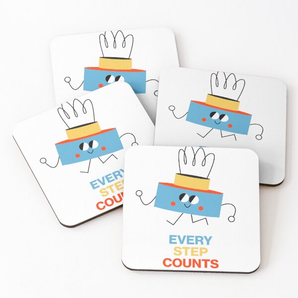 Item preview, Every Step Counts | Childrens Sports Funny Running Runner Marathon  designed and sold by Amir Abou-Roumié.