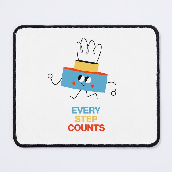 Item preview, Every Step Counts | Childrens Sports Funny Running Runner Marathon designed and sold by Amir Abou-Roumié.