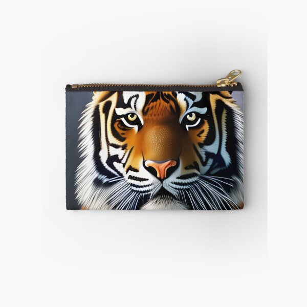 Artikelvorschau, Tigerportrait, pastos, Ai Generated Art entworfen und verkauft von ACC .