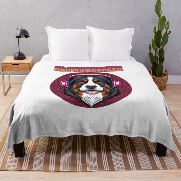 Item preview, All I Need is My Music and My Bernese – Funny Bernese  designed and sold by Queen1120.
