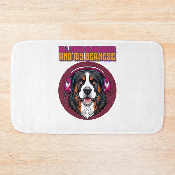 Item preview, All I Need is My Music and My Bernese – Funny Bernese  designed and sold by Queen1120.