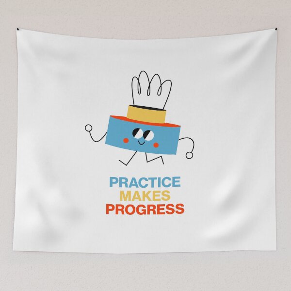 Item preview, Practice Makes Progress | Childrens Sports Funny Running Runner Marathon  designed and sold by Amir Abou-Roumié.