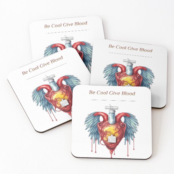 Item preview,  Be Cool Give Blood Save Lives Today designed and sold by TheCreativeFab.