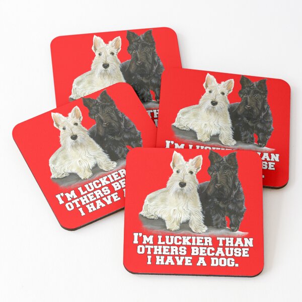 Item preview, Scottish Terrier Dog Owner I’m Luckier Than Others Because I Have A Dog designed and sold by fantasticdesign.