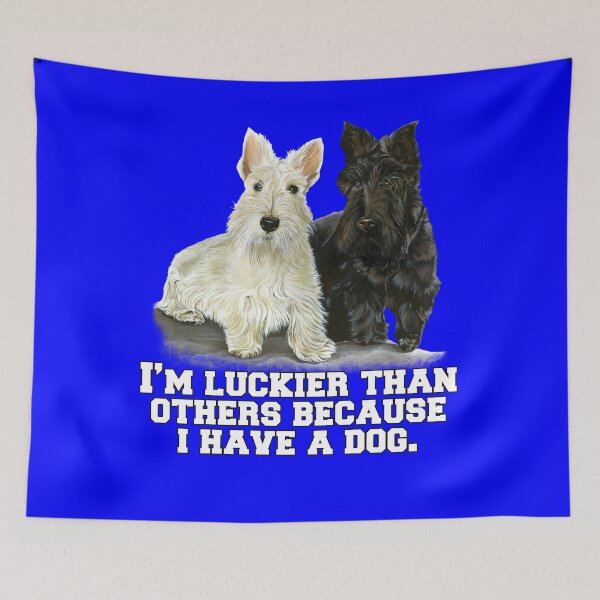 Item preview, Scottish Terrier Dog Owner I’m Luckier Than Others Because I Have A Dog designed and sold by fantasticdesign.