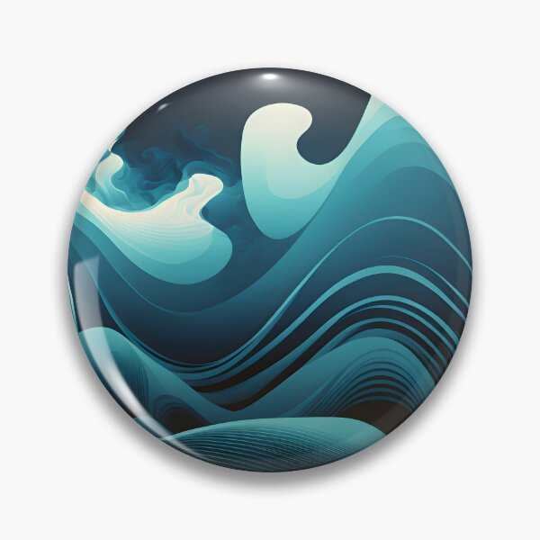 Item preview, Abstract sea waves designed and sold by NavyPanda.