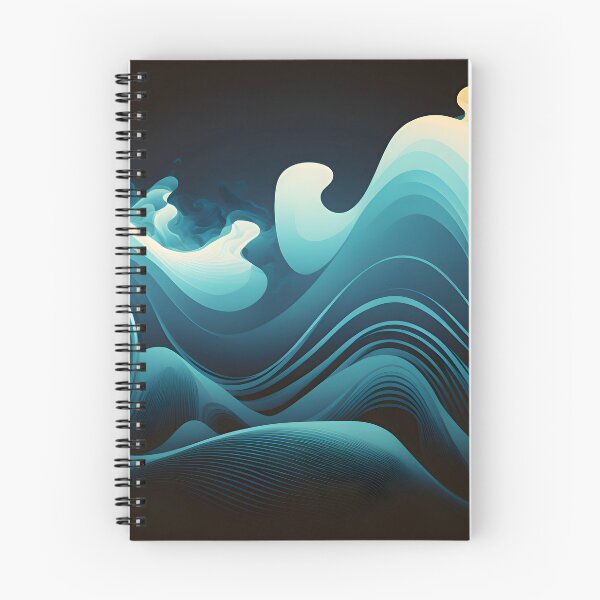 Item preview, Abstract sea waves designed and sold by NavyPanda.