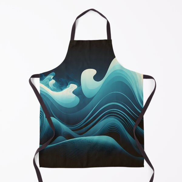 Item preview, Abstract sea waves designed and sold by NavyPanda.