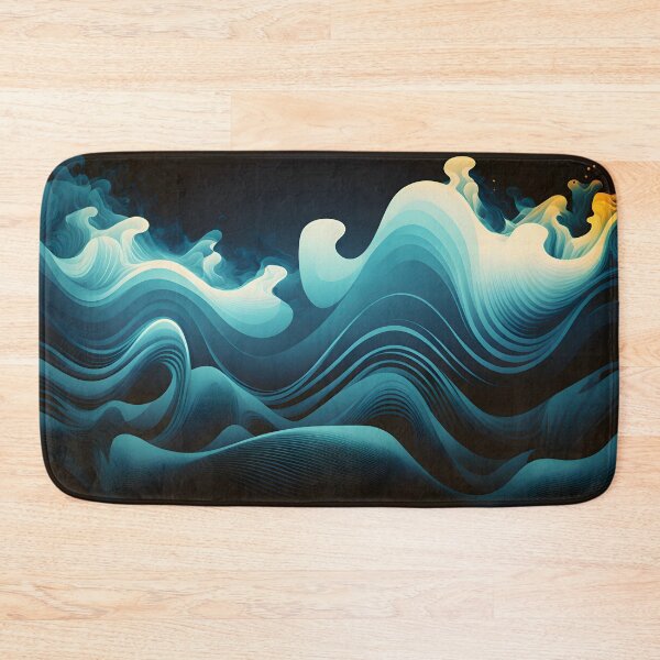 Item preview, Abstract sea waves designed and sold by NavyPanda.