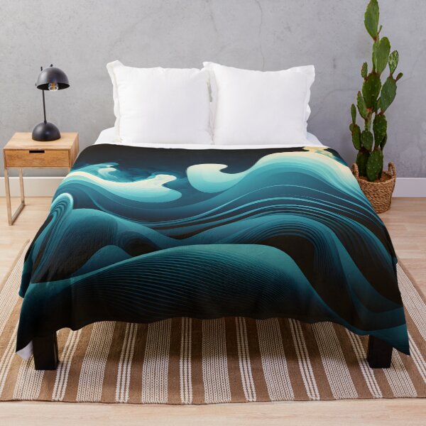 Item preview, Abstract sea waves designed and sold by NavyPanda.