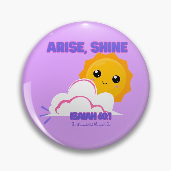 Item preview, Isaiah 60:1 (Kawaii) - Purple | Pink designed and sold by TheReporter1.