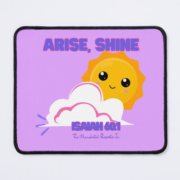 Item preview, Isaiah 60:1 (Kawaii) - Purple | Pink designed and sold by TheReporter1.