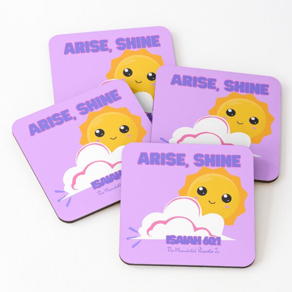 Item preview, Isaiah 60:1 (Kawaii) - Purple | Pink designed and sold by TheReporter1.
