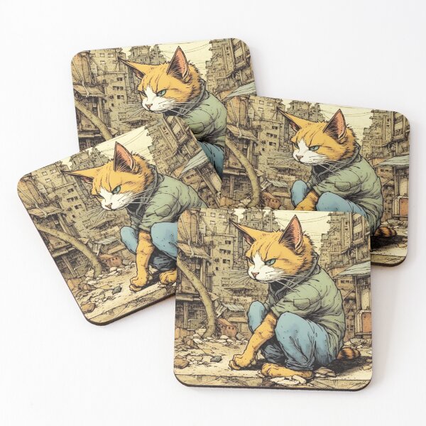 Item preview, Cat in the city designed and sold by Leo Hipp.