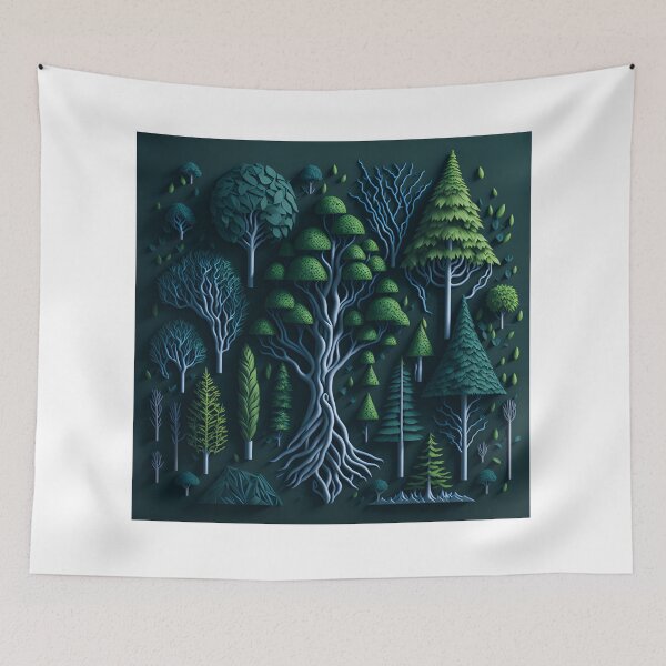 Item preview, Enchanted Forest| Majestic Grove| Rustling Canopy| Nature's Symphony| Timberland Tapestry designed and sold by RedArtG09.