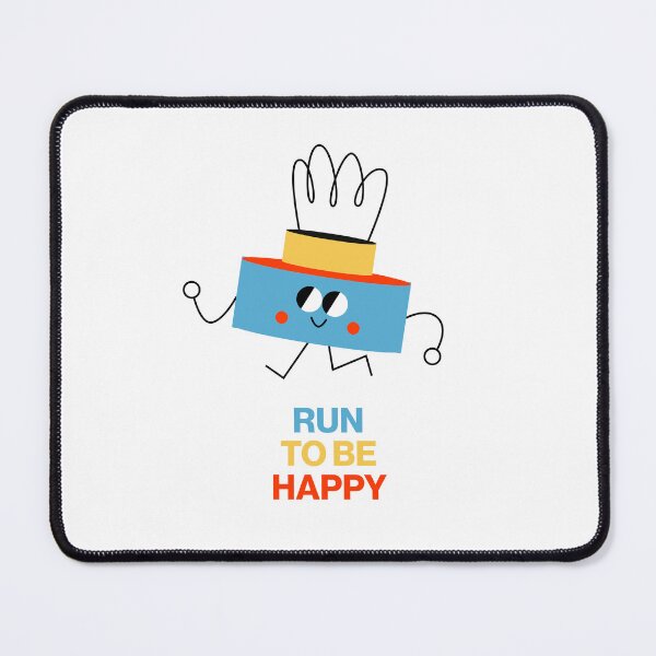Item preview, Run To Be Happy | Childrens Sports Funny Running Runner Marathon  designed and sold by Amir Abou-Roumié.