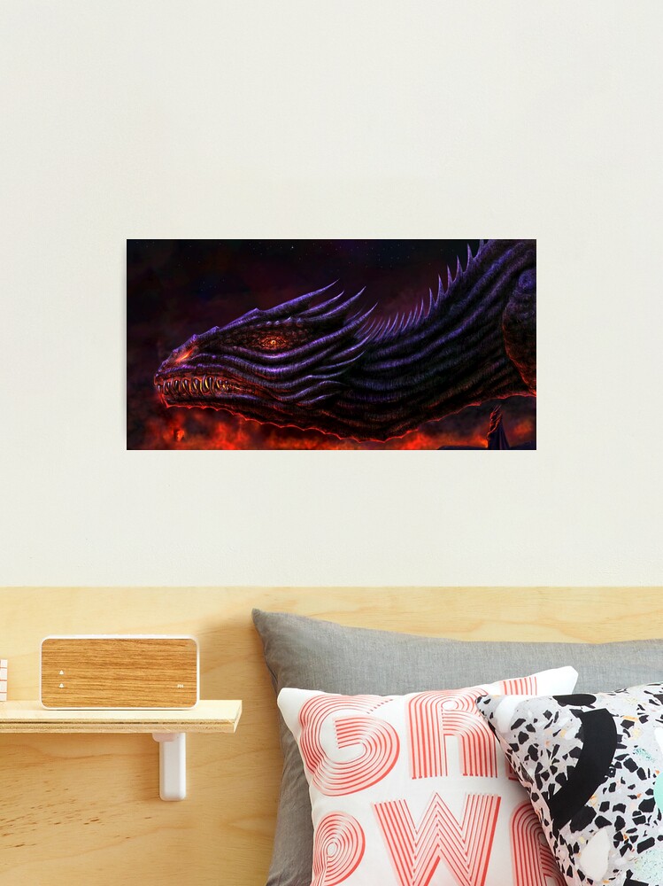 Thumbnail 1 of 3, Photographic Print, Black Dragon designed and sold by Sirielle.