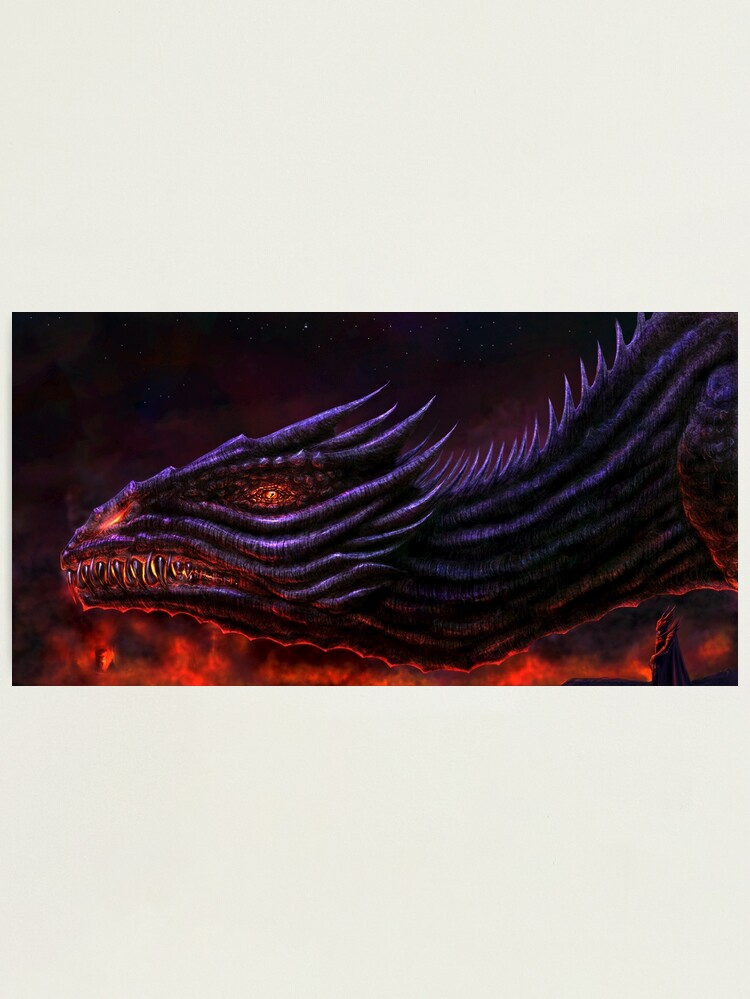 Thumbnail 2 of 3, Photographic Print, Black Dragon designed and sold by Sirielle.