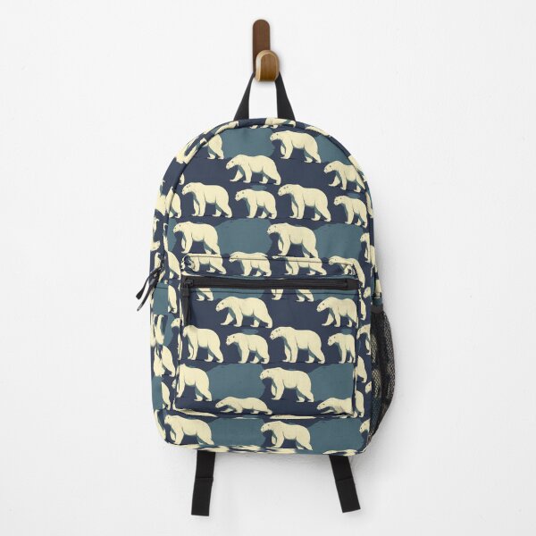 Item preview, Polar Bears Pattern on Blue Background designed and sold by Aaron2610.