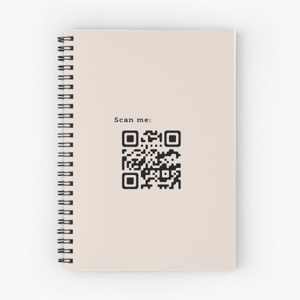 Item preview, QR Code "Scan me"- sweet text message designed and sold by GLOW-GETTER.