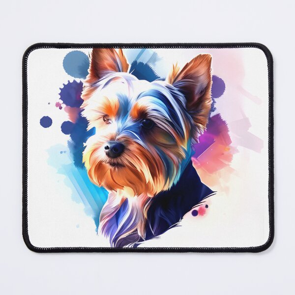 Item preview, Watercolor Cute Yorkshire Terrier Yorkie Portrait designed and sold by kwillhoite.