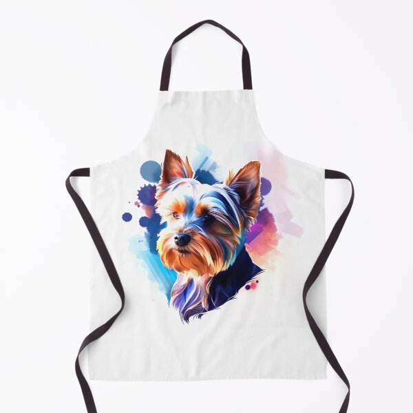 Item preview, Watercolor Cute Yorkshire Terrier Yorkie Portrait designed and sold by kwillhoite.