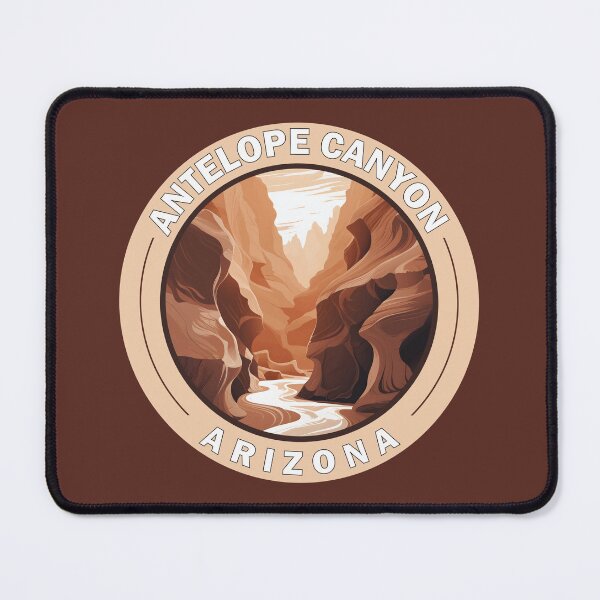 Item preview, Antelope Canyon Arizona Retro Badge designed and sold by KrisSidDesigns.