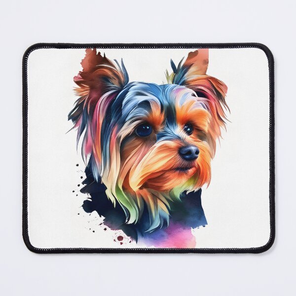 Item preview, Watercolor Cute Yorkshire Terrier Yorkie Portrait designed and sold by kwillhoite.