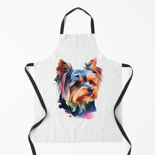 Item preview, Watercolor Cute Yorkshire Terrier Yorkie Portrait designed and sold by kwillhoite.