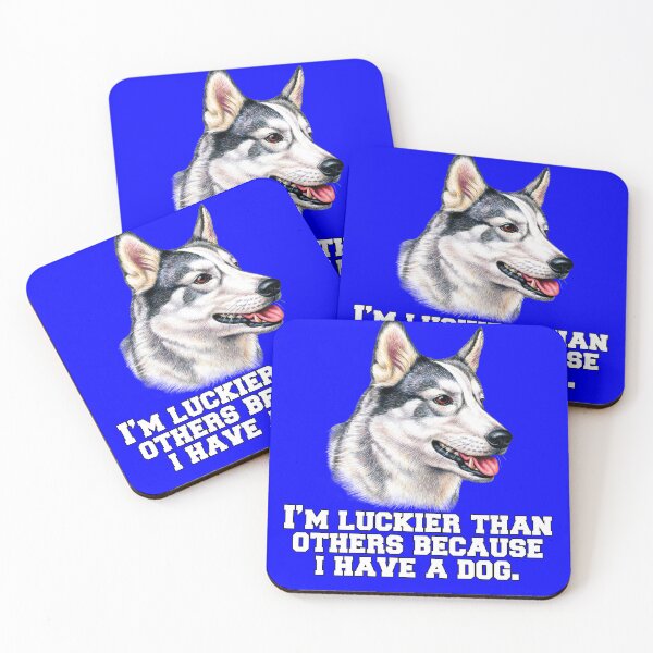 Item preview, Siberian Husky Dog Owner I’m Luckier Than Others Because I Have A Dog designed and sold by fantasticdesign.