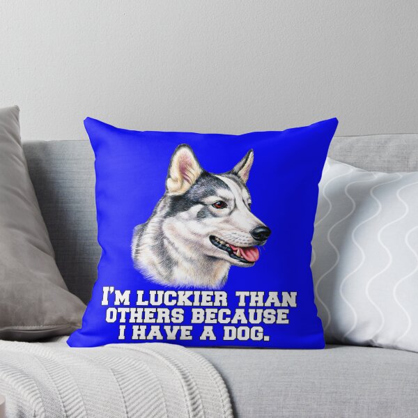 Item preview, Siberian Husky Dog Owner I’m Luckier Than Others Because I Have A Dog designed and sold by fantasticdesign.