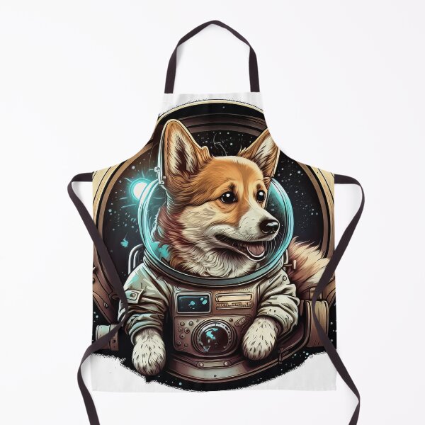 Item preview, Space Corgi Dog Travel in Spacesuit Through stars and planet designed and sold by Tatsme.