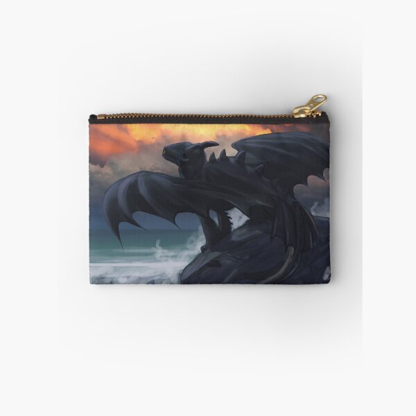 Item preview, Toothless - The Forbidden World - Waterfall Scene Fan Art Painting designed and sold by Jennette Brown.