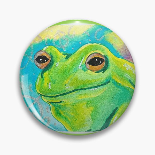 Item preview, Smiling Pastel Frog designed and sold by DaughertyDraws.