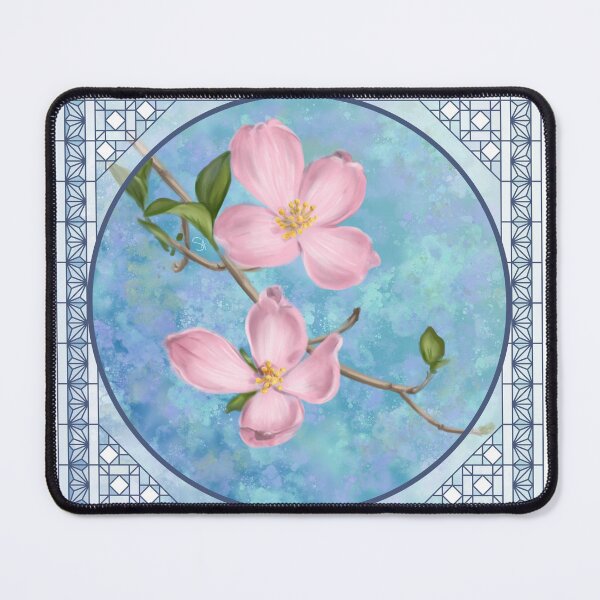 Item preview, Flowering Dogwood - With Border designed and sold by Spennig Aisling Art.