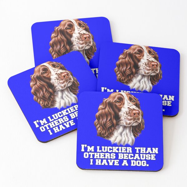 Item preview, Springer Spaniel Dog Owner I’m Luckier Than Others Because I Have A Dog designed and sold by fantasticdesign.