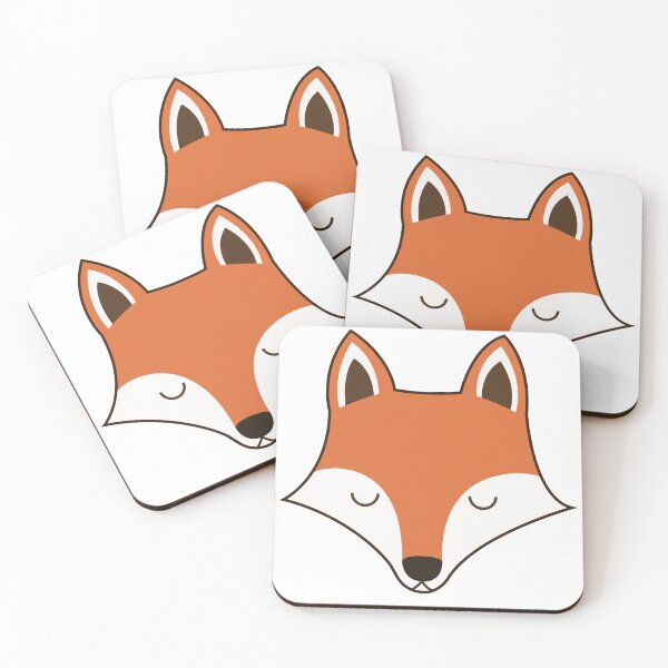 Item preview, Scandinavian Style Sleeping Fox Face designed and sold by NataliePaskell.