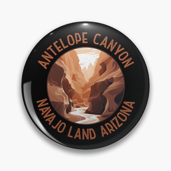 Item preview, Antelope Canyon Distressed Circle designed and sold by KrisSidDesigns.
