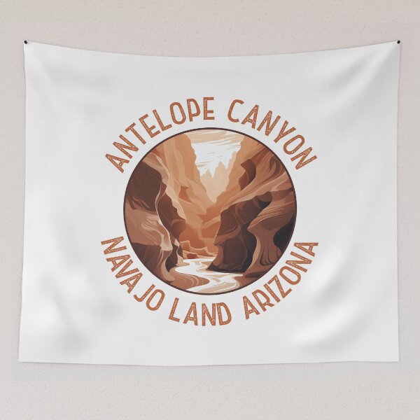 Item preview, Antelope Canyon Distressed Circle designed and sold by KrisSidDesigns.