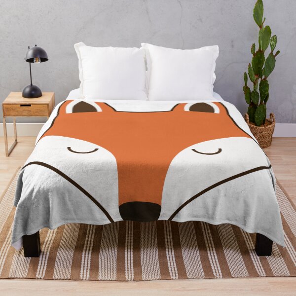 Item preview, Scandinavian Style Sleeping Fox Face designed and sold by NataliePaskell.