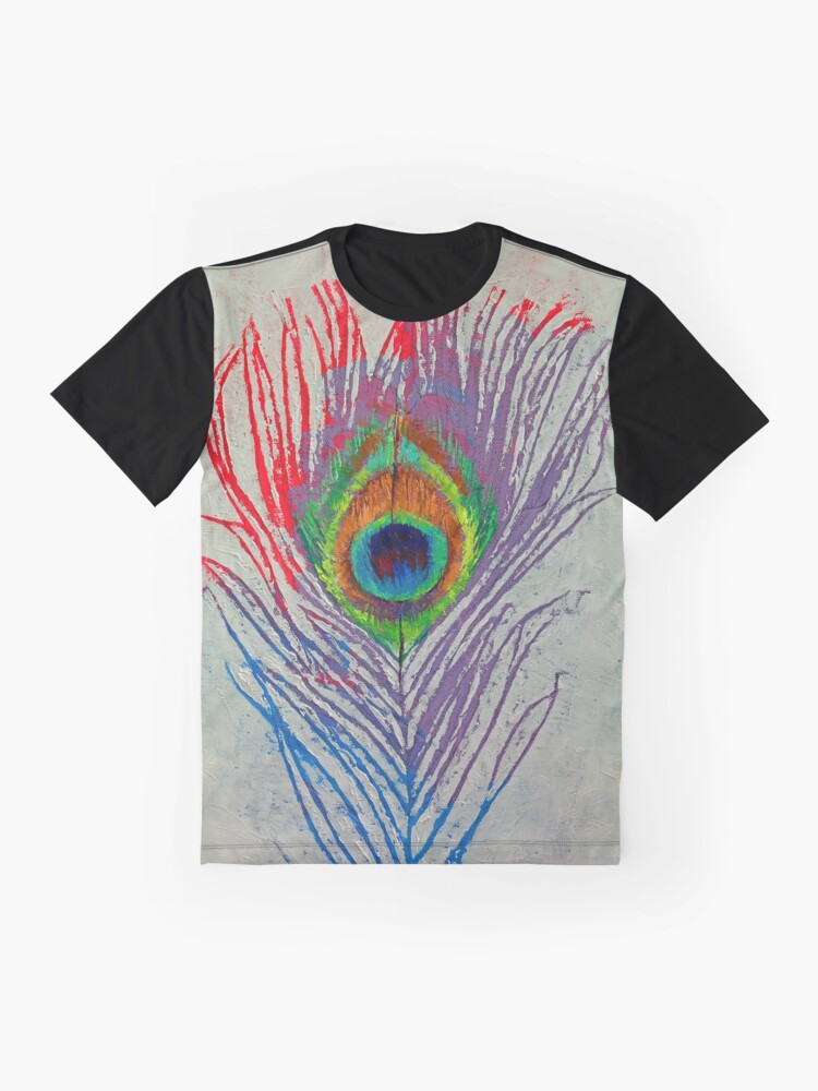 Download "Peacock Feather" T-shirt by michaelcreese | Redbubble