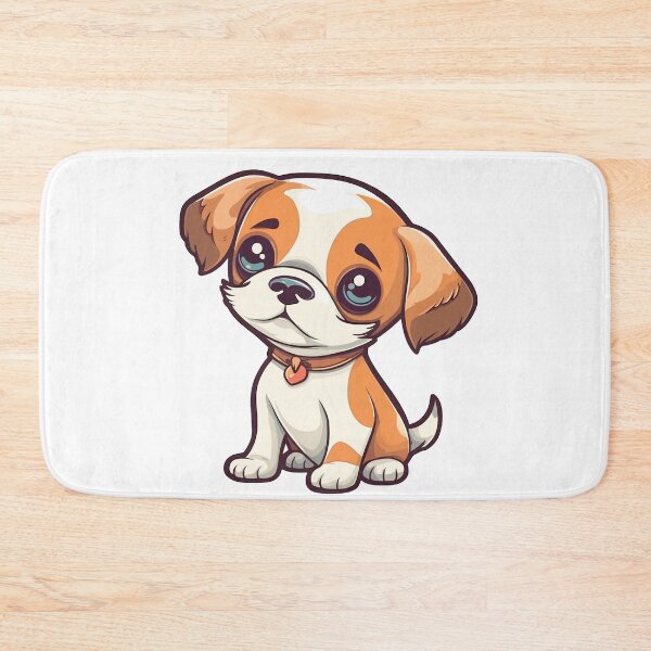 Item preview, Shy baby dog with wagging tails designed and sold by Maycon Arts.