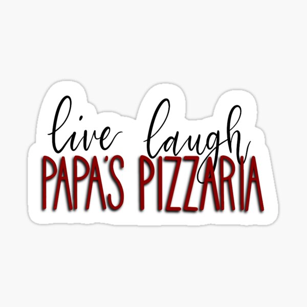 Papa's Pizzeria Sticker for Sale by BalambShop