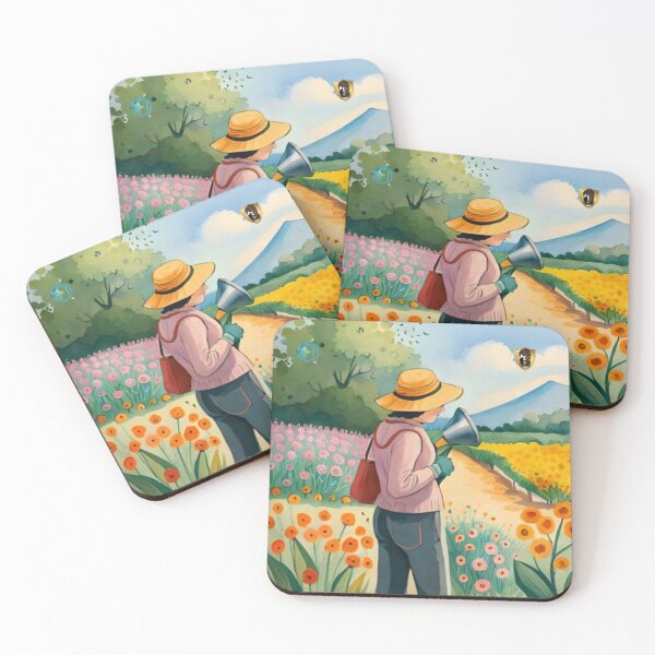 Item preview, La alegría del arte generado por IA en un jardín colorido designed and sold by LoFaroShop.